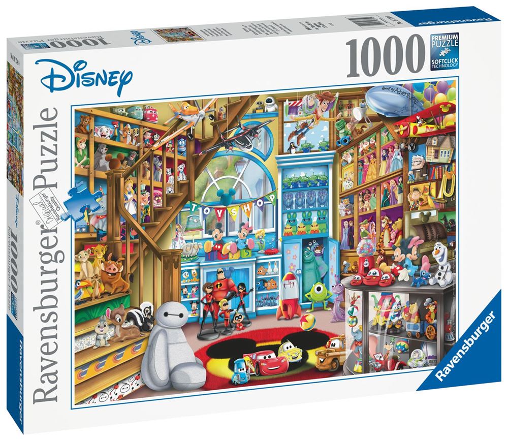 Puzzle 1000 pièces Ravensburger Disney Le magasin de jouets