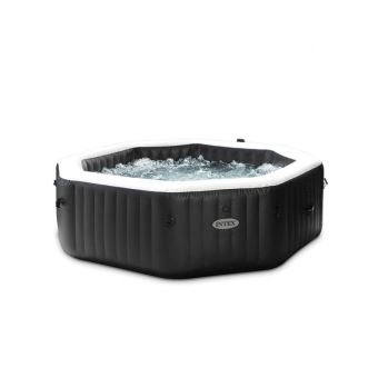 Spa gonflable PureSpa Carbone octogonal Bulles et Jets 4 places - Intex