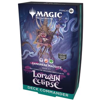 Carte à collectionner Magic The Gathering Lorwyn éclipsé Deck Commander Gangrène Maudite - 1