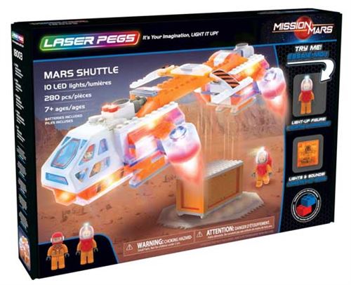 Jeu de construction Laser Pegs Mars Shuttle