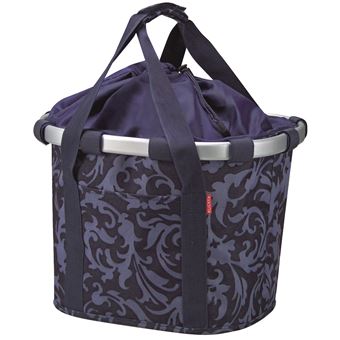 Panier KlickFix Bikebasket Baroque Marine Bleu