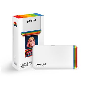 Imprimante photo de poche Polaroid Hi-Print 2x3 Génération 2 Blanc