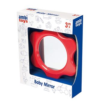 Miroir pour bébé Ambi Toys Rouge