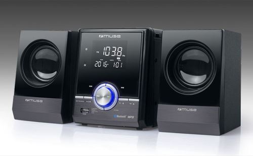 Micro Chaîne Hi-Fi MUSE M-38 BT – 20W, Lecteur CD/MP3, Bluetooth - vue 5