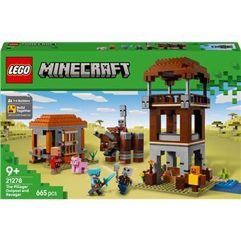 LEGO® Minecraft® 21278 L’avant-poste de pillards et le ravageur - 1
