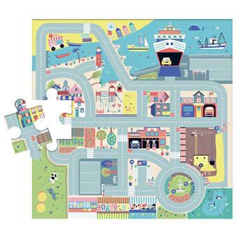AUZOU MON CIRCUIT EN PUZZLE*************
