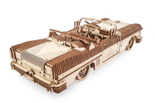 Puzzle 3D Ugears construction d'un modèle 3D en bois Convertible 18,5  cm transparent 735 pièces