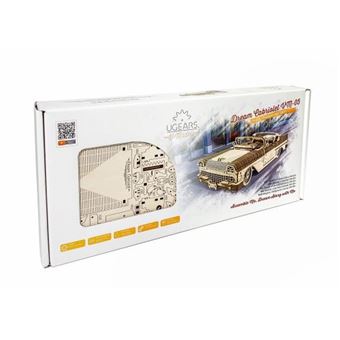 Ugears construction d'un modèle 3D en bois Convertible 18,5 cm transparent 735 pièces