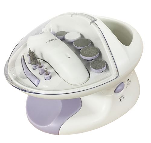Set de Manucure et de Pédicure Haepi Iris Blanc et Lilas