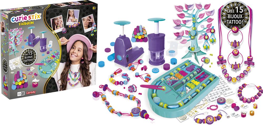 Kit créatif Lansay Cutie stix atelier bijoux de créateur