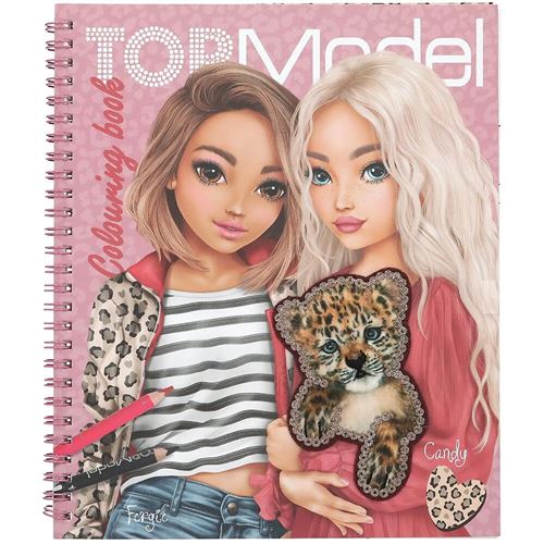 Dessin et coloriage enfant Top Model Livre de coloriage Leo Heart - Top Model