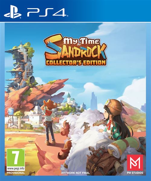 Pochette avant du jeu My Time at Sandrock Collector's Edition PS4