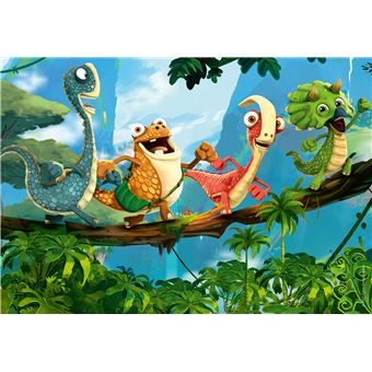 Puzzle enfant Ravensburger Petite bande Gigantosaurus 2x12 pièces