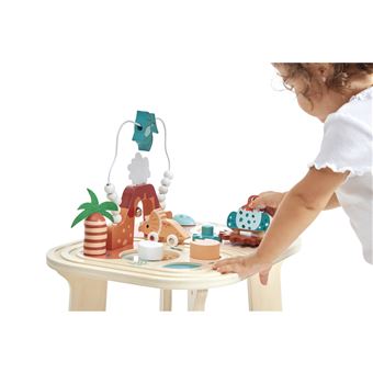 Table D'Activités Dinosaures Avec Piano, Lumières Et Sons - Jouet Éducatif Interactif Pour Enfants 3 Ans Et Plus - 24x26 Cm