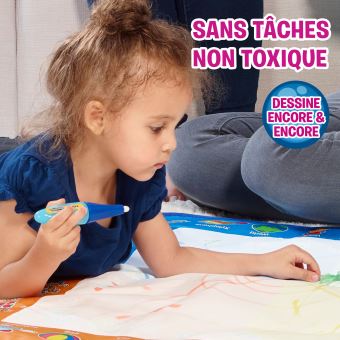 Tapis Dessin à L'Eau Magique UCAMP 100x80 Cm - Réutilisable, Enfant 3 Ans +, Accessoires Inclus, Cadeau Éducatif Bébé
