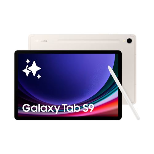 Tablette tactile Samsung Galaxy Tab S9 11 Wifi 128 Go Crème