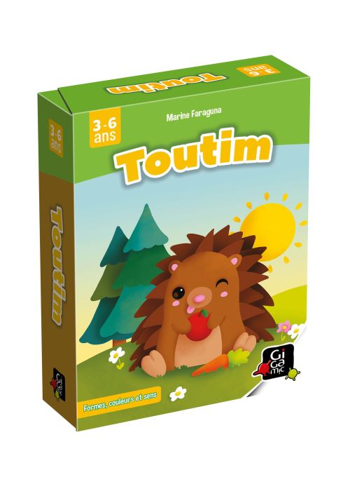 Jeu de Stratégie Gigamic Toutim – 2 à 4 Joueurs, 3-6 Ans
