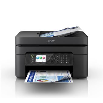 Epson WorkForce WF-2950DWF - Imprimante multifonctions - couleur - jet d'encre - 216 x 297 mm (original) - A4/Letter (support) - jusqu'à 10 ppm (impression) - 100 feuilles - 33.6 Kbits/s - USB 2.0, Wi-Fi(n)