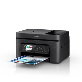 Epson WorkForce WF-2950DWF - Imprimante multifonctions - couleur - jet d'encre - 216 x 297 mm (original) - A4/Letter (support) - jusqu'à 10 ppm (impression) - 100 feuilles - 33.6 Kbits/s - USB 2.0, Wi-Fi(n)