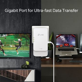25% sur Kit CPL TP-Link G.hn2400 Gigabit WiFi Blanc - CPL - Achat & prix