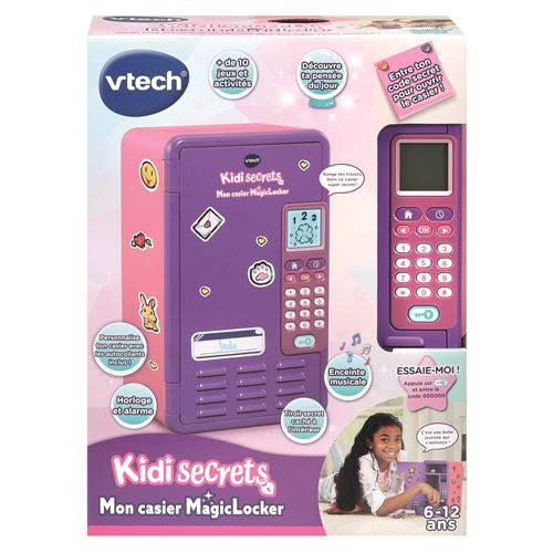 Casier Électronique VTech 80-554155 – KidiSecrets MagicLocker, Personnalisable, 6-12 Ans - vue 2