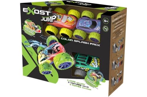 Pack de 3 petites voitures à friction Exost Jump