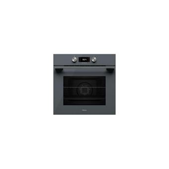 FOUR Niche 600-MF (8 f) Pyrolyse/Hydroclean, couleur Stone grey -70L Cl énergétique A+-Ecran TFT4, 1 rails télescopiques, SoftClose,   Grill Rabattable-Resistance annulaire- Porte froide 4 verres démontables  Dim d'encastrement HxLxP(mm)570x560x537