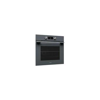 FOUR Niche 600-MF (8 f) Pyrolyse/Hydroclean, couleur Stone grey -70L Cl énergétique A+-Ecran TFT4, 1 rails télescopiques, SoftClose,   Grill Rabattable-Resistance annulaire- Porte froide 4 verres démontables  Dim d'encastrement HxLxP(mm)570x560x537