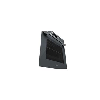 FOUR Niche 600-MF (8 f) Pyrolyse/Hydroclean, couleur Stone grey -70L Cl énergétique A+-Ecran TFT4, 1 rails télescopiques, SoftClose,   Grill Rabattable-Resistance annulaire- Porte froide 4 verres démontables  Dim d'encastrement HxLxP(mm)570x560x537