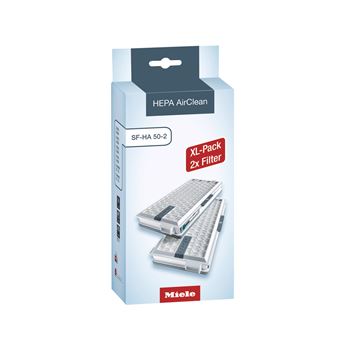 Pack de 2 filtres Hepa 13 SF HA 50-2 Miele Gris