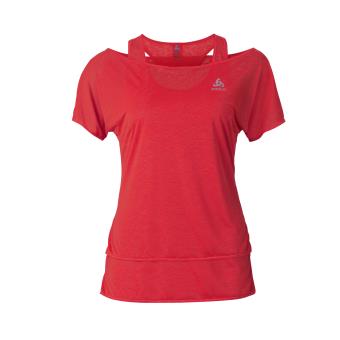 T-shirt de fitness 2 en 1 Femme Odlo Hologram Rouge Taille L - 1