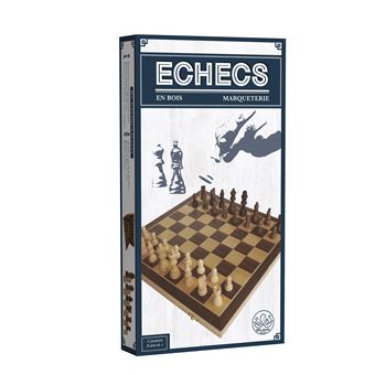 Jeu d'échecs pliant en bois Wilson Jeux 38 cm - 1