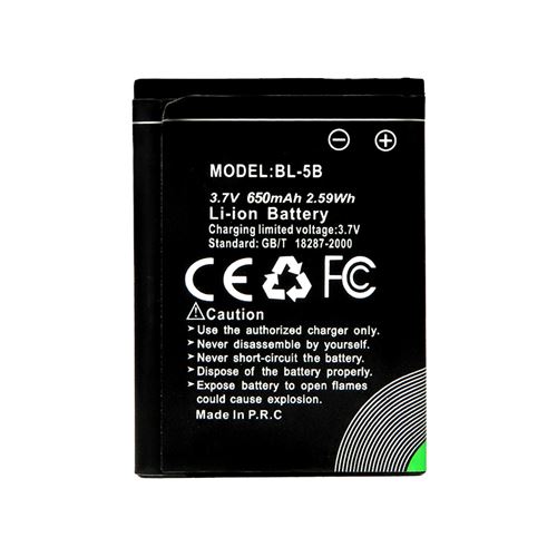 Batterie Agfaphoto pour Appareil photo Compact DC8200 700 mAh Noir