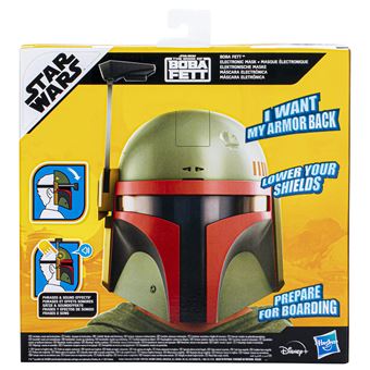 Figurine Star Wars Masque électronique de Boba Fett