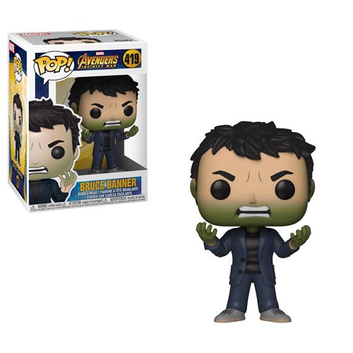 AVENGERS INFINITY WAR-BOBBLE HEAD POP N°419-BANNER HULK HEAD