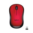 Souris sans fil silencieuse Logitech M220 Silent Rouge