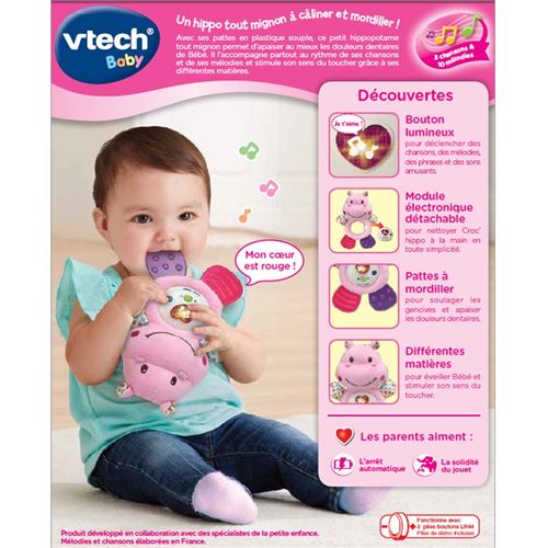 vtech baby croc hippo