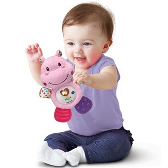 Peluche interactive Vtech Baby Croc'Hipo Rose