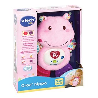 Peluche interactive Vtech Baby Croc'Hipo Rose