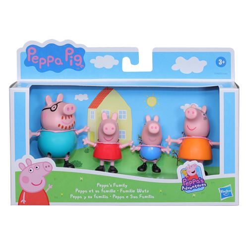 Peppa Pig-figuren Peppa's familie Schaalmodel