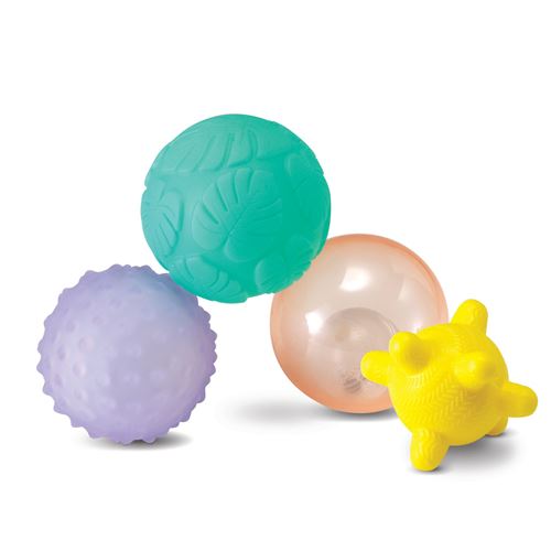 Infantino Jeu D'éveil Coffret 4 Balles Lumineuses Et Sensorielles
