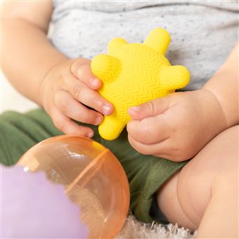 Jeu d'éveil Infantino Coffret 4 balles lumineuses et sensorielles