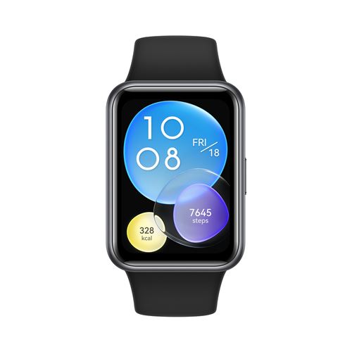Smart Watch Huawei Watch Fit 2 Active siliconen band Zwart