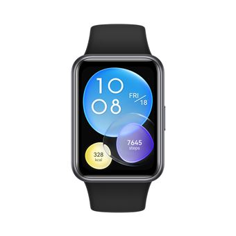 Montre connectée Huawei Watch Fit 2 Active bracelet silicone Noir - 1