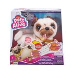 Peluche interactive Zuru France Pets Alive Pug le bouledogue