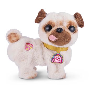 Peluche interactive Zuru France Pets Alive Pug le bouledogue