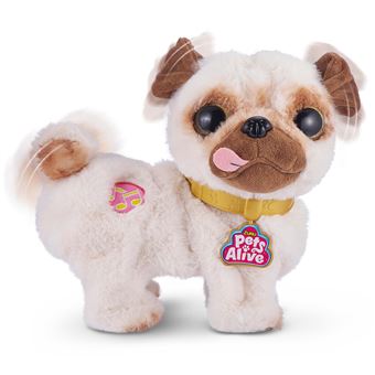Peluche interactive Zuru France Pets Alive Pug le bouledogue