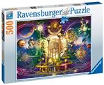 Puzzle 500 Pièces Ravensburger Système solaire doré