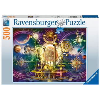 Puzzle 500 Pièces Ravensburger Système solaire doré