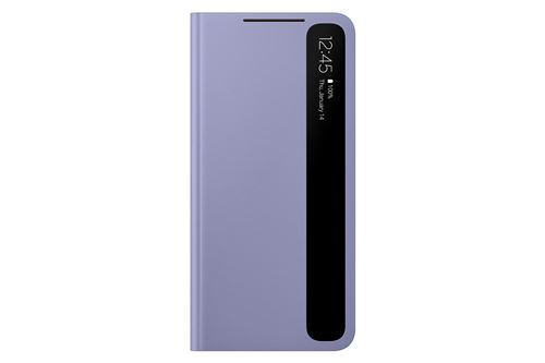 Coque Samsung Smart Clear View pour Samsung Galaxy S21 Violet